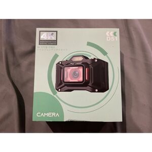 4K Digital Camera for Kids Teens Students, Autofocus Vlogging Camera with 18X